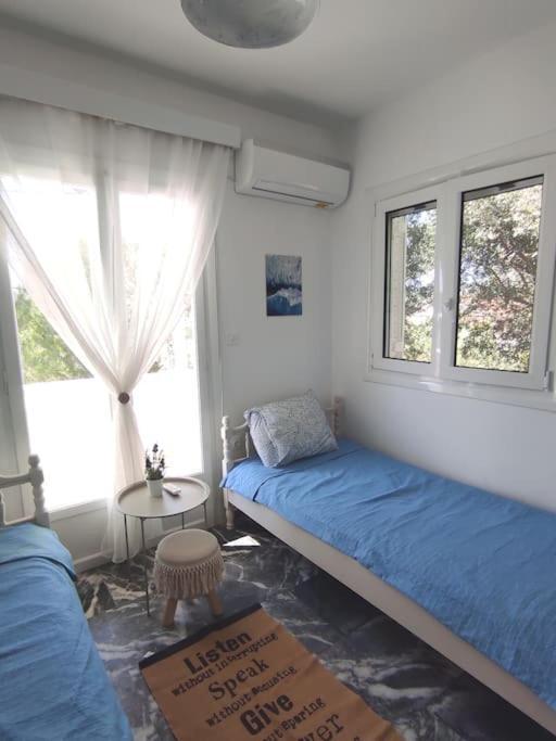 White Villa In Olive Trees And Seaview To Panagia Almiropótamos 외부 사진