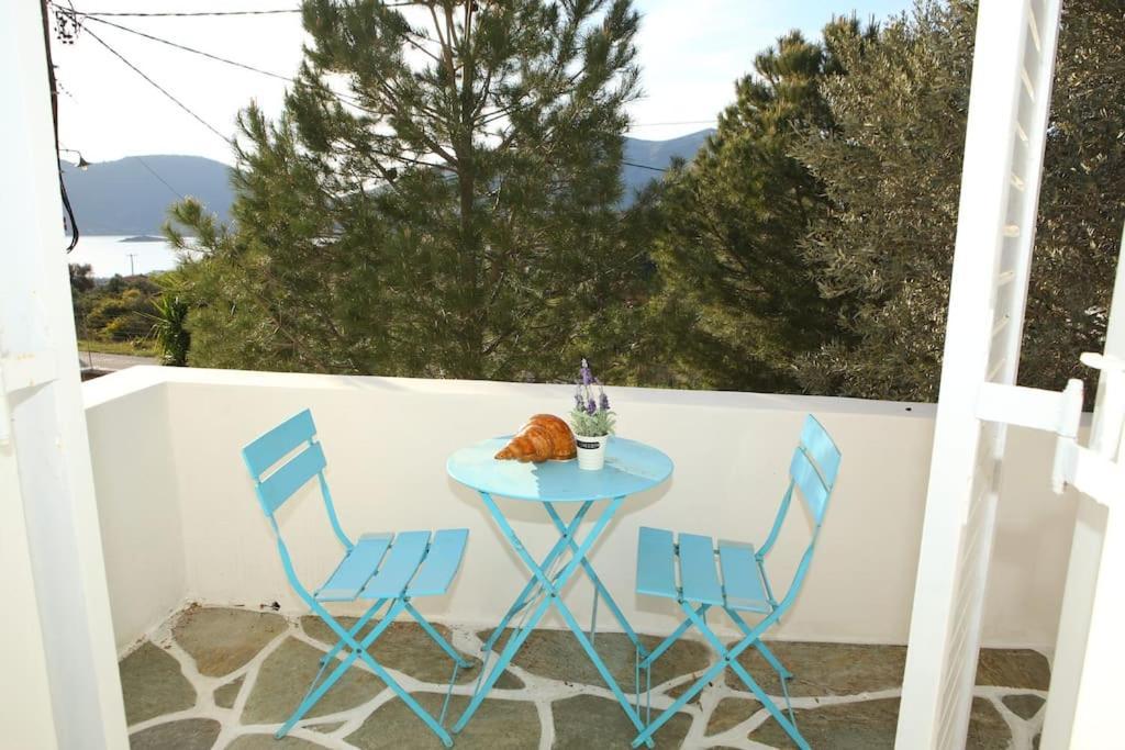 White Villa In Olive Trees And Seaview To Panagia Almiropótamos 외부 사진