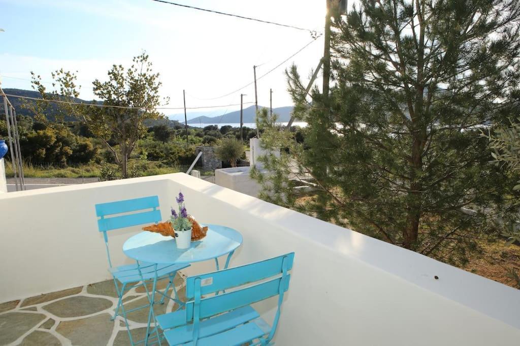 White Villa In Olive Trees And Seaview To Panagia Almiropótamos 외부 사진