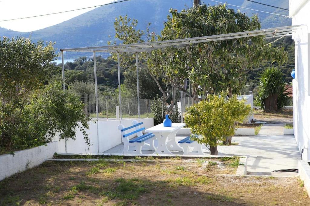 White Villa In Olive Trees And Seaview To Panagia Almiropótamos 외부 사진