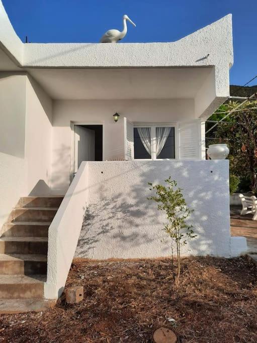 White Villa In Olive Trees And Seaview To Panagia Almiropótamos 외부 사진
