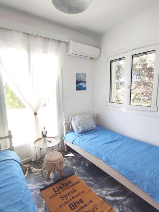 White Villa In Olive Trees And Seaview To Panagia Almiropótamos 외부 사진